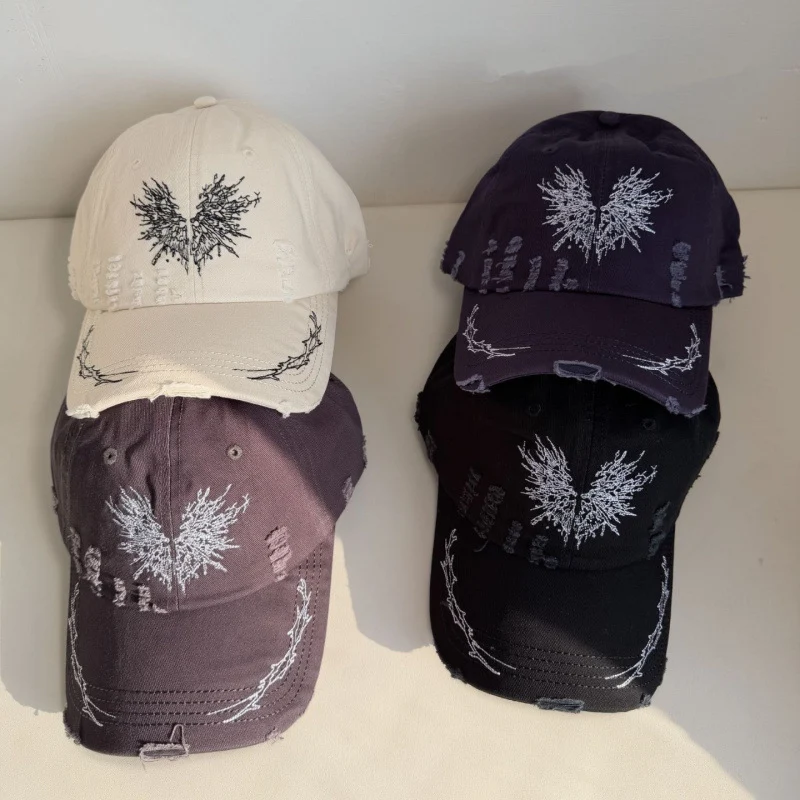 Damen Snapback Cap im Used-Look mit Grafik Skanto