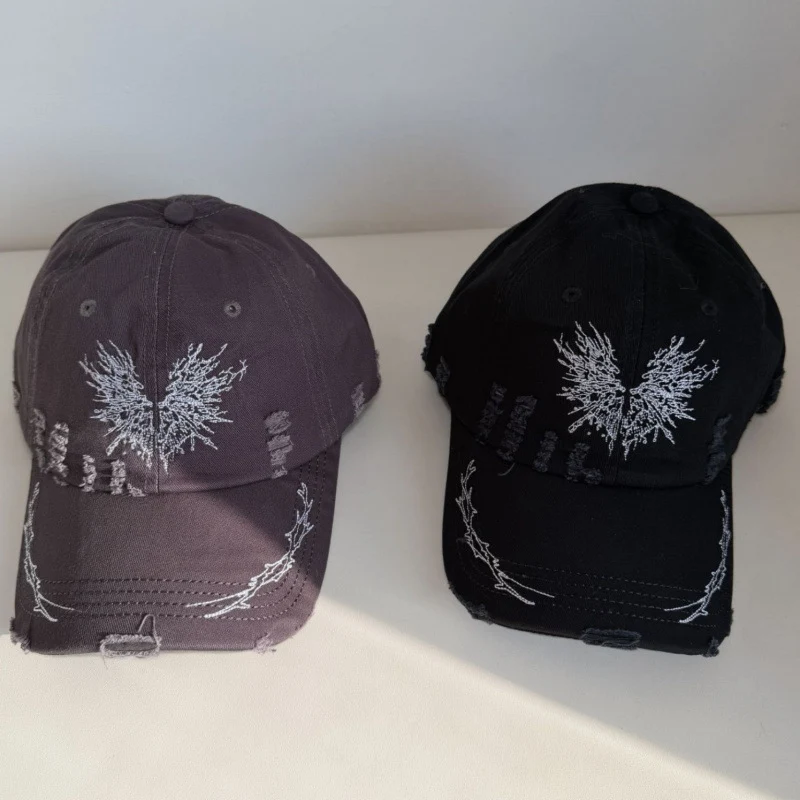 Damen Snapback Cap im Used-Look mit Grafik Skanto