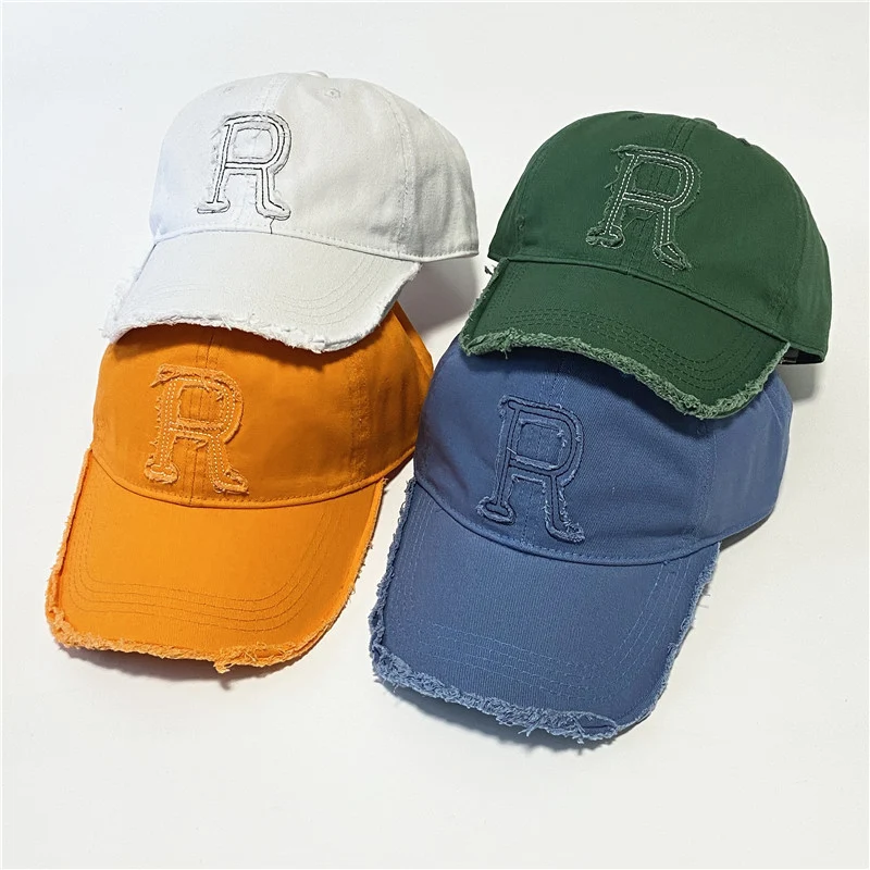 Damen bestickte Baseball Cap im Used-Look Skanto