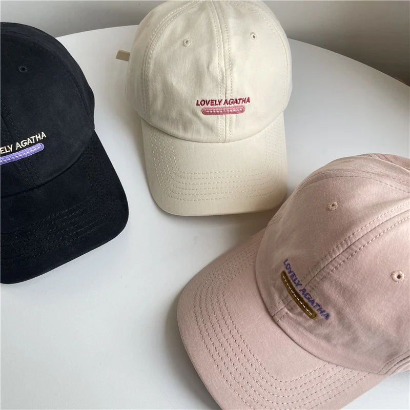 Damen Wildleder Baseballkappe mit Stickerei Skanto