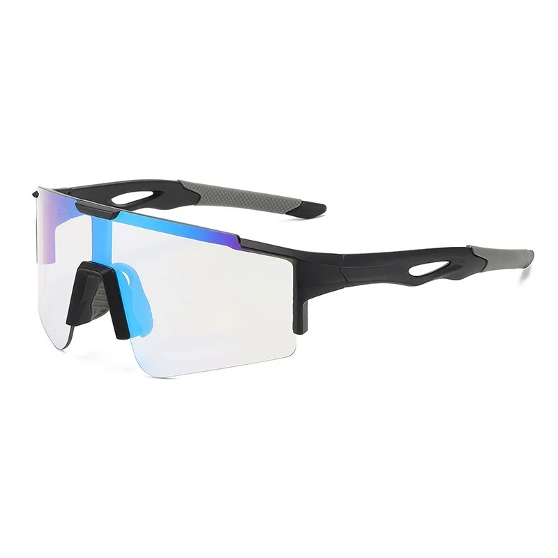 Unisex Skanto Sportliche Polarisierte Radsport-Sonnenbrille mit einteiligem Visier und rutschfesten Bügeln