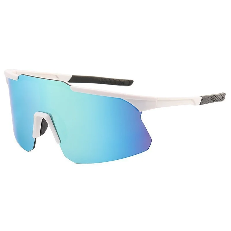 Unisex Nan Sport Performance Sonnenbrille Halbrandlos mit polarisierter Linse und rutschfestem Nasenpad Skanto
