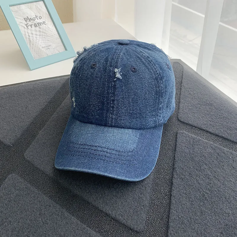 Damen Baseballkappe im Used-Look aus Jeans Skanto 1784084168