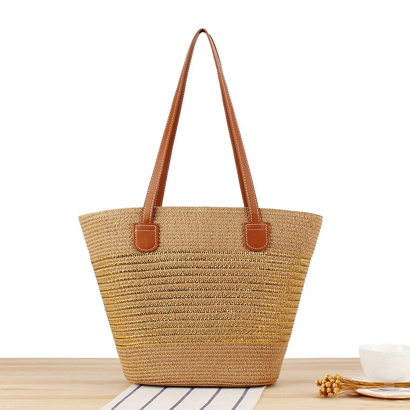 Strandtasche mit modernen Streifen Skanto