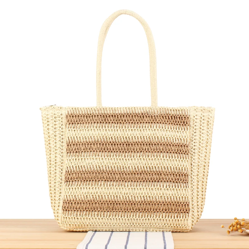 Strandtasche mit modernem Zebramuster Skanto