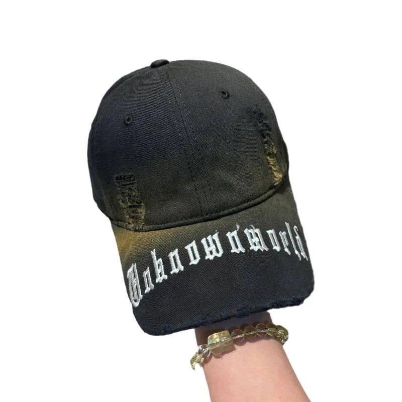 Herren Baseballkappe mit Used-Grafik Skanto