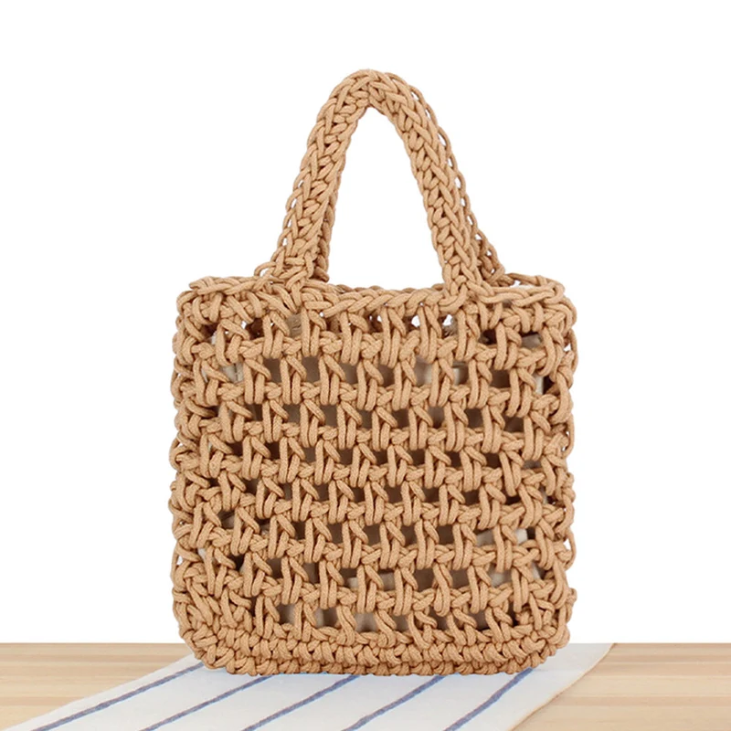 Stilvolle Makramee-Einkaufstasche Skanto