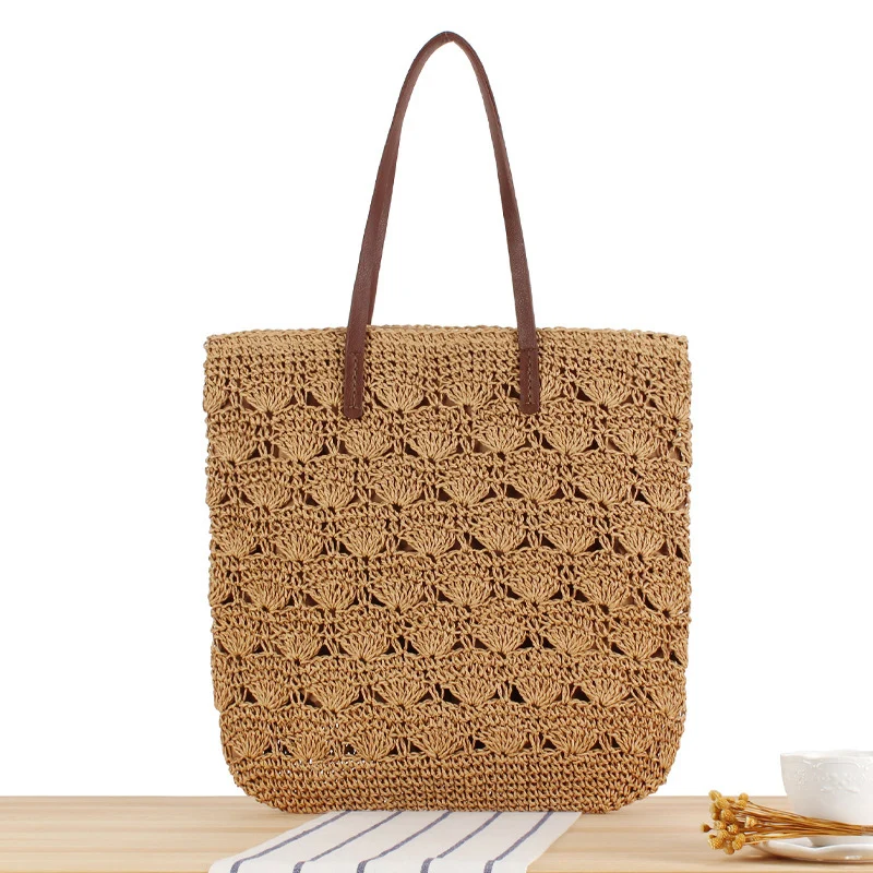 Stilvolle Handtasche aus geflochtenem Naturmaterial Skanto