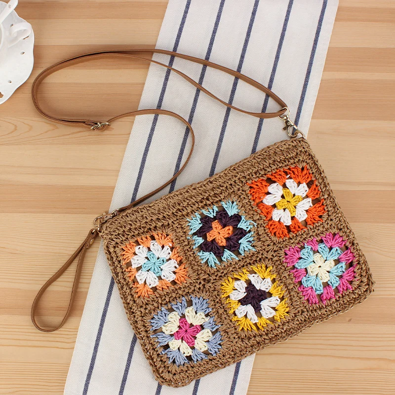 Gehäkelte Handtasche im kreativen Design Skanto