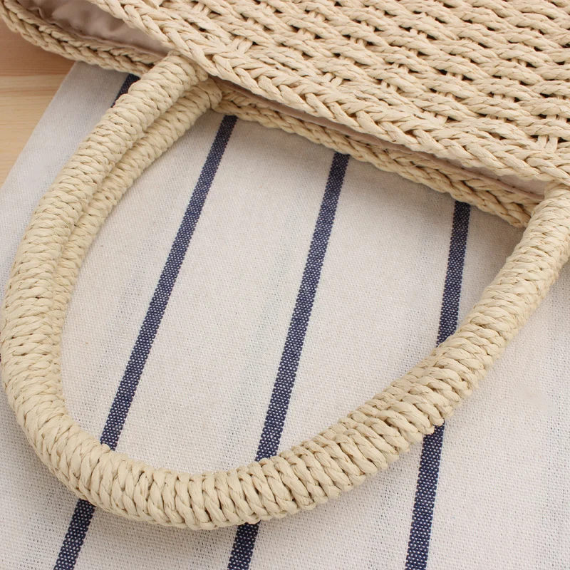 Handtasche aus strapazierfähigem Naturgeflecht Skanto
