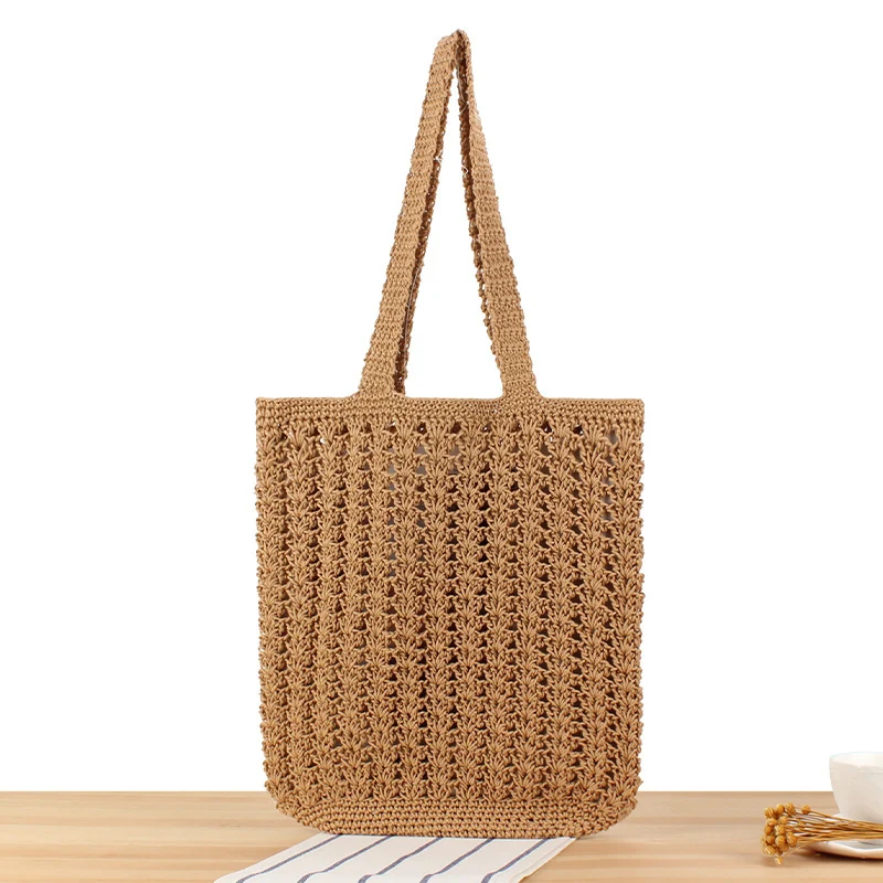 Geflochtene Shopper-Tasche mit praktischer Innentasche Skanto