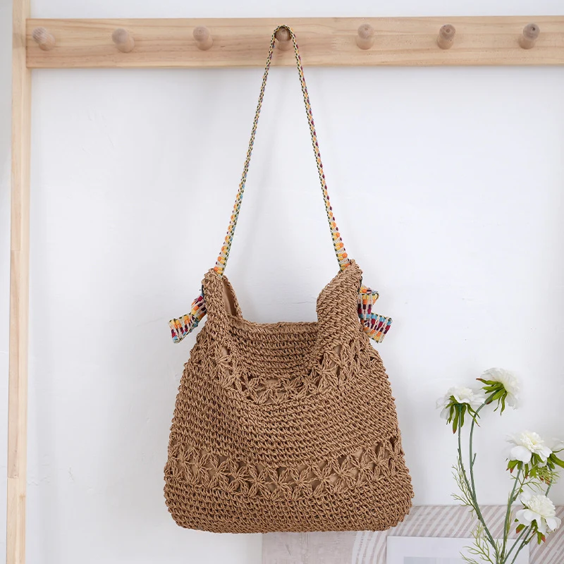 Trendige Makramee-Strandtasche Skanto