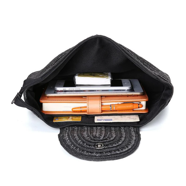 Elegante Clutch-Tasche mit hochwertiger Webstruktur Skanto