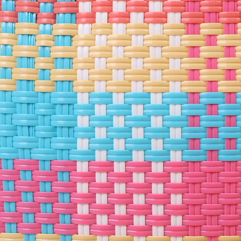 Bunte und handgemachte gewebte Markttasche Skanto