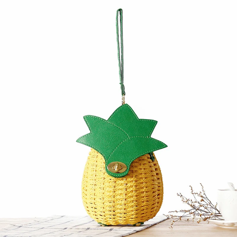 Kreative Korbtasche im Ananas-Design Skanto