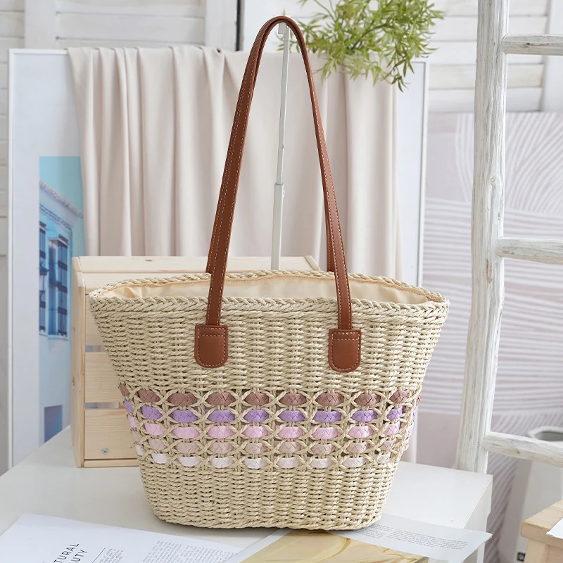 Strohhandtasche Skanto