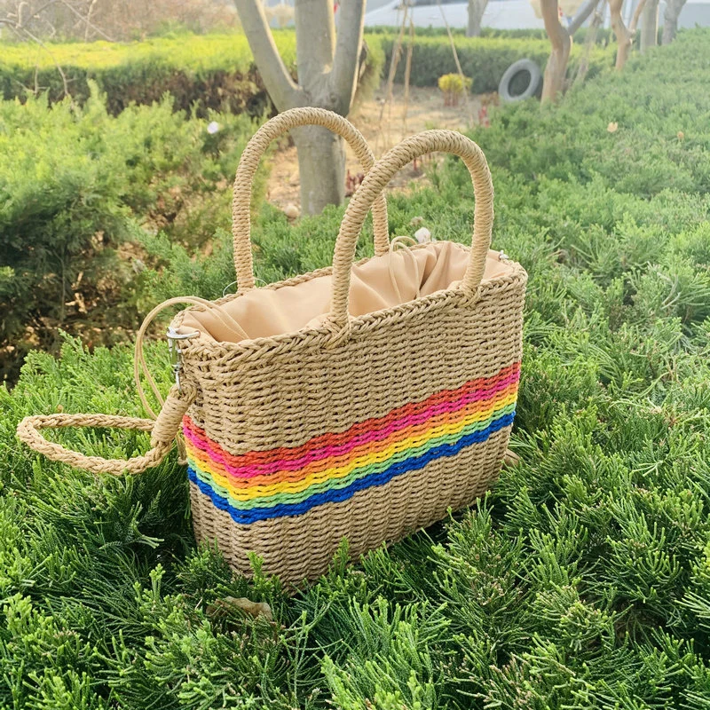 Strandtasche mit farbigen Akzenten Skanto