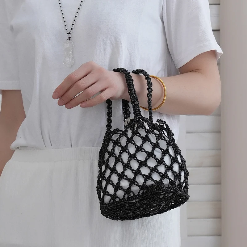 Online-Einkaufstasche mit geflochtenem Design Skanto