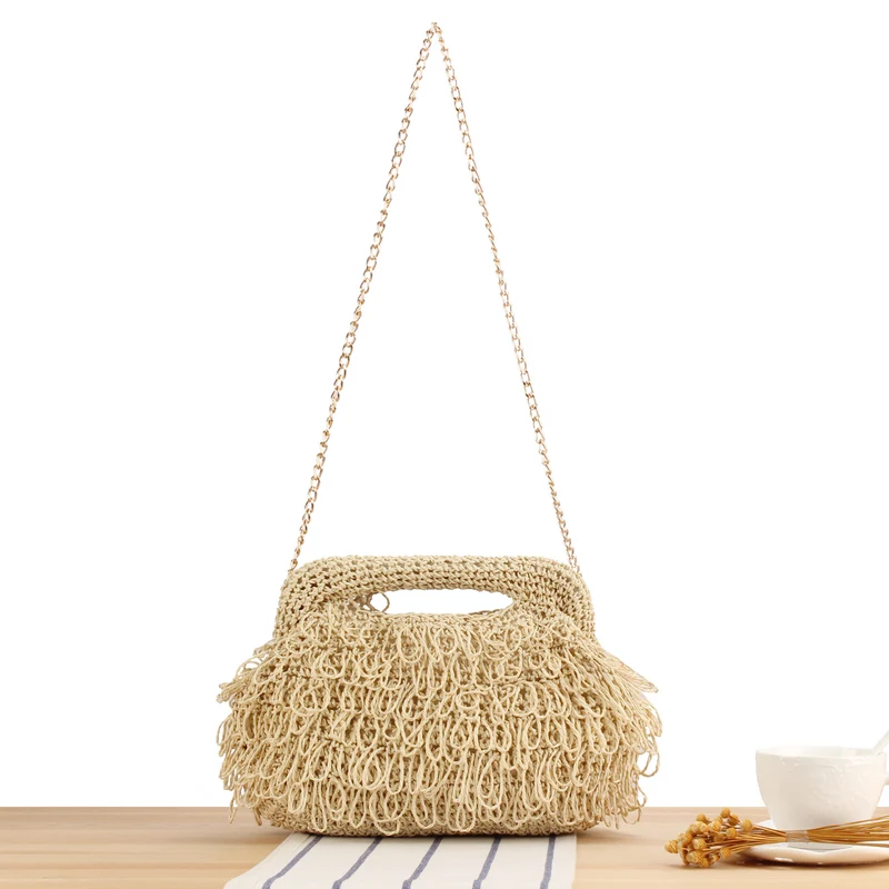 Handtasche mit verspieltem Fransen-Design Skanto
