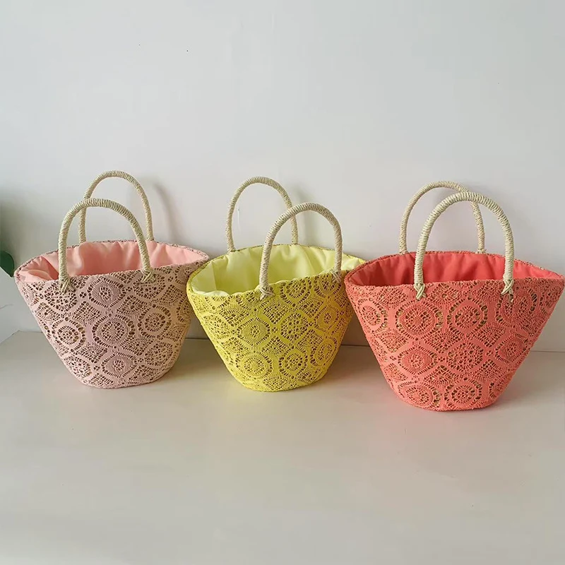 Korbtasche mit elegantem, gewebtem Design Skanto