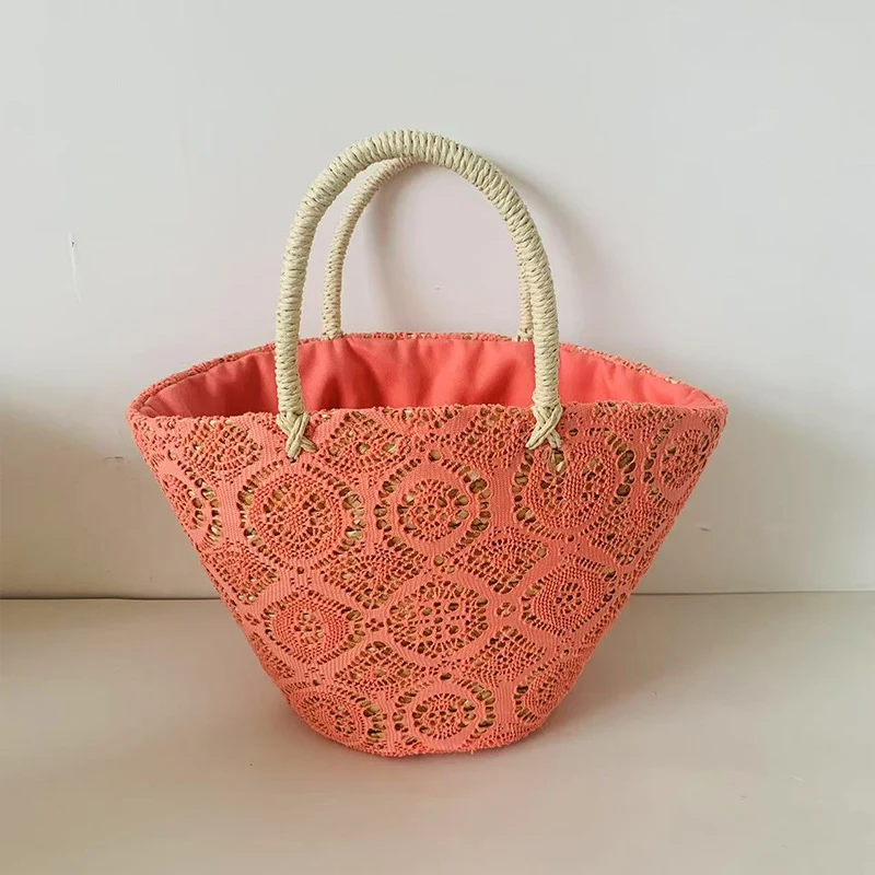 Korbtasche mit elegantem, gewebtem Design Skanto