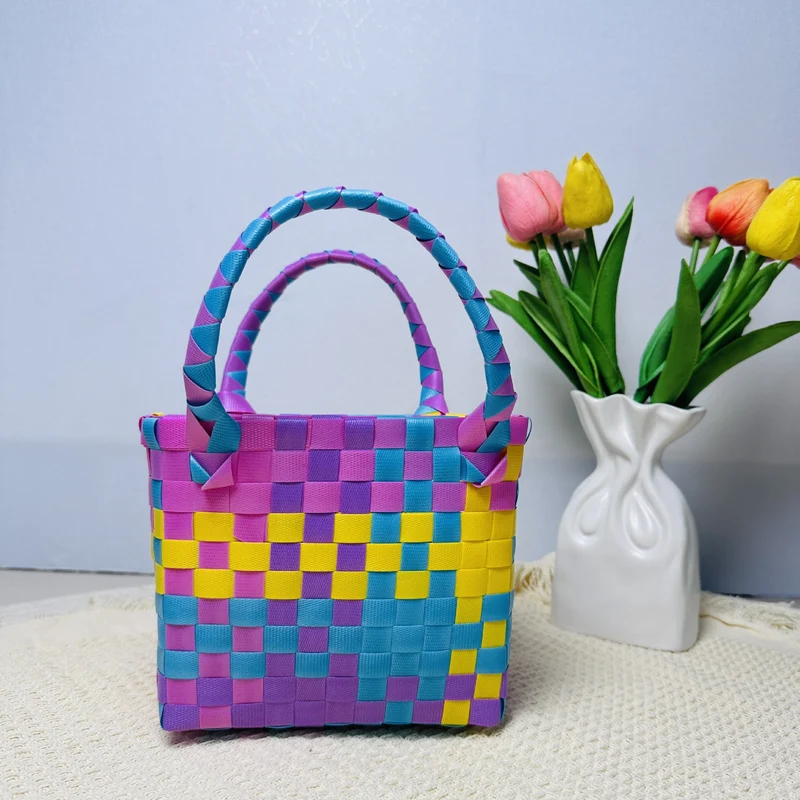 Geflochtene Jutetasche Skanto