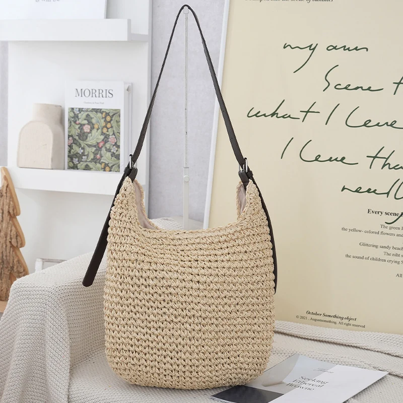 Handtasche aus gewebtem Naturmaterial Skanto