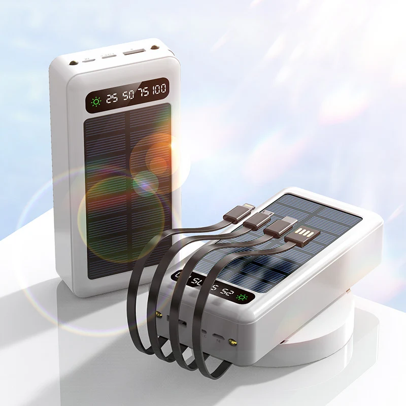 Solar-Powerbank mit mehreren Schnellladefunktionen Skanto