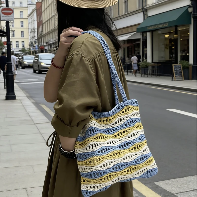 Handgefertigte Baumwolltasche Skanto