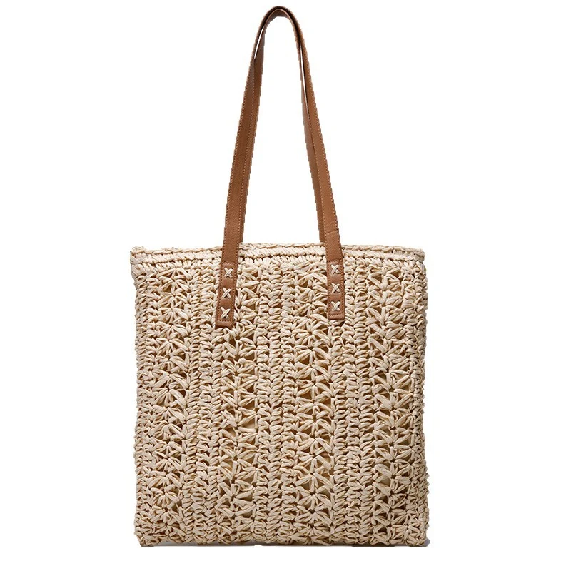 Gewebte Handtasche aus Naturmaterial Skanto