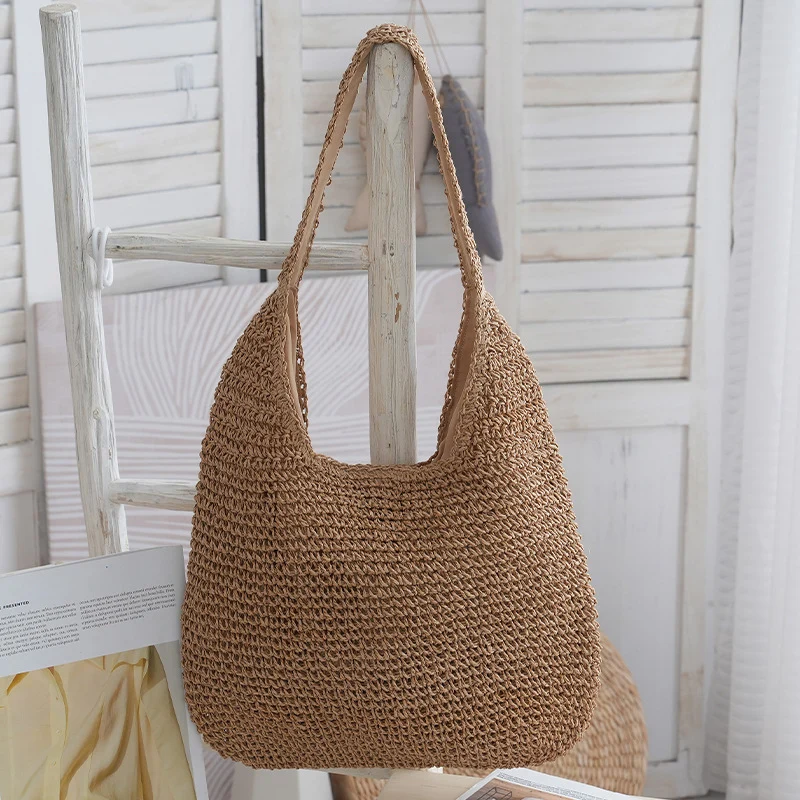 Handgefertigte Shopper-Tasche aus Naturmaterialien Skanto