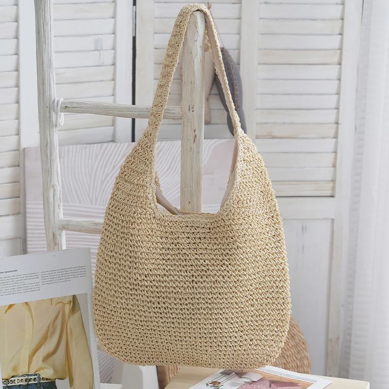 Handgefertigte Shopper-Tasche aus Naturmaterialien Skanto