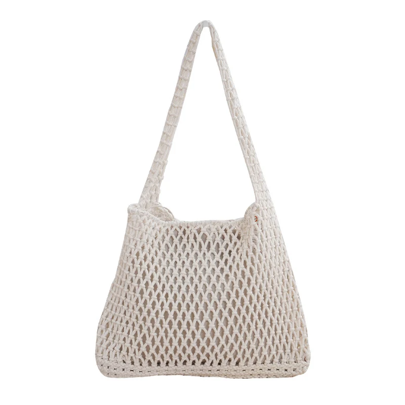 Handgefertigte Netztasche aus Naturmaterial Skanto