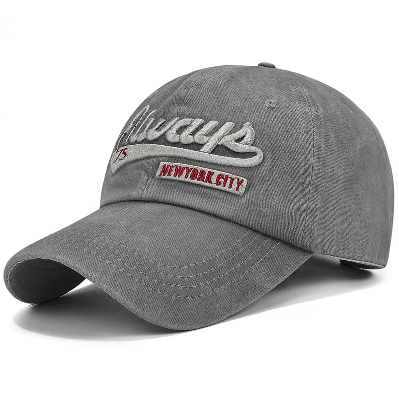 Bestickte Baumwoll-Baseballkappe für Damen Skanto