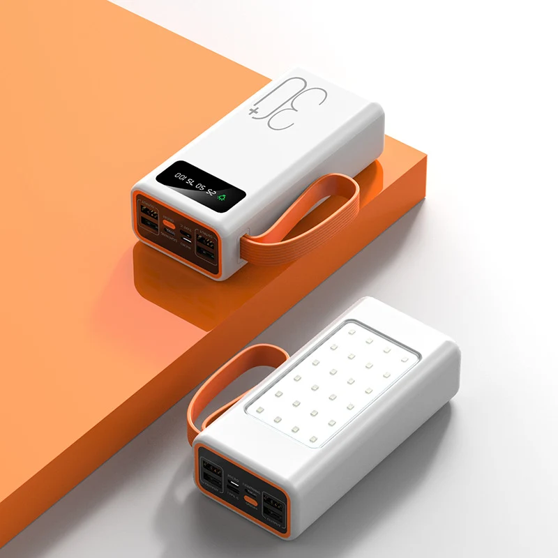 Tragbare Powerbank mit LED-Licht Skanto