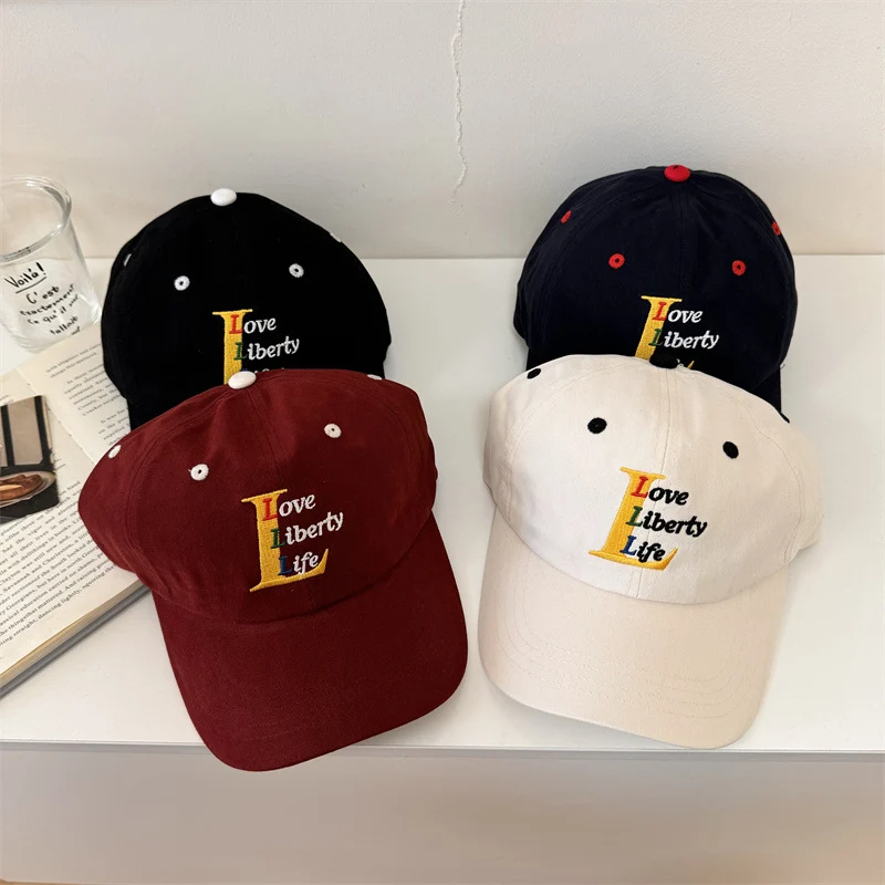 Verstellbare bestickte Baseballkappe aus Baumwolle für Damen Skanto