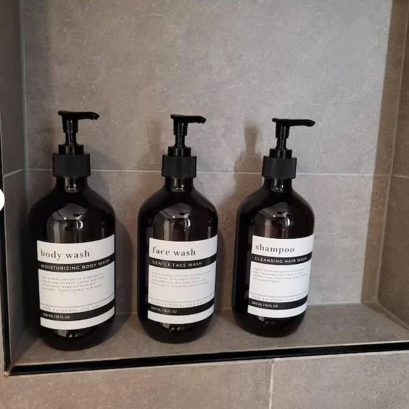 AmberLux 3-teiliges nachfüllbares Spender-Set Skanto
