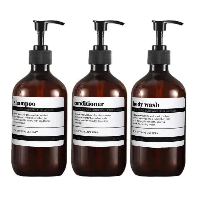 AmberLux 3-teiliges nachfüllbares Spender-Set Skanto