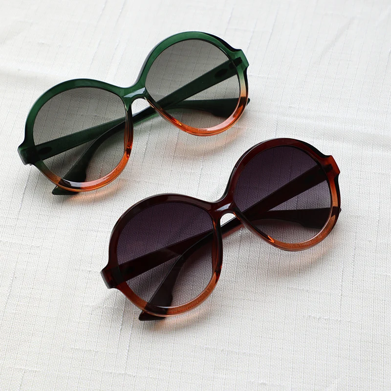 Damen Oversize-Sonnenbrille mit einzigartiger Rahmenform Skanto