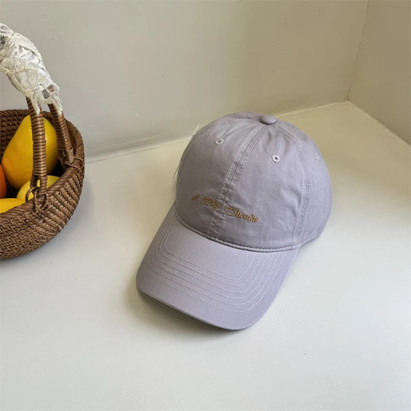 Klassische bestickte Baseballkappe aus Baumwolle für Damen Skanto