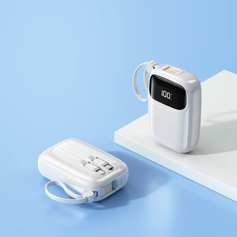 Tragbare Powerbank mit LED-Anzeige Skanto