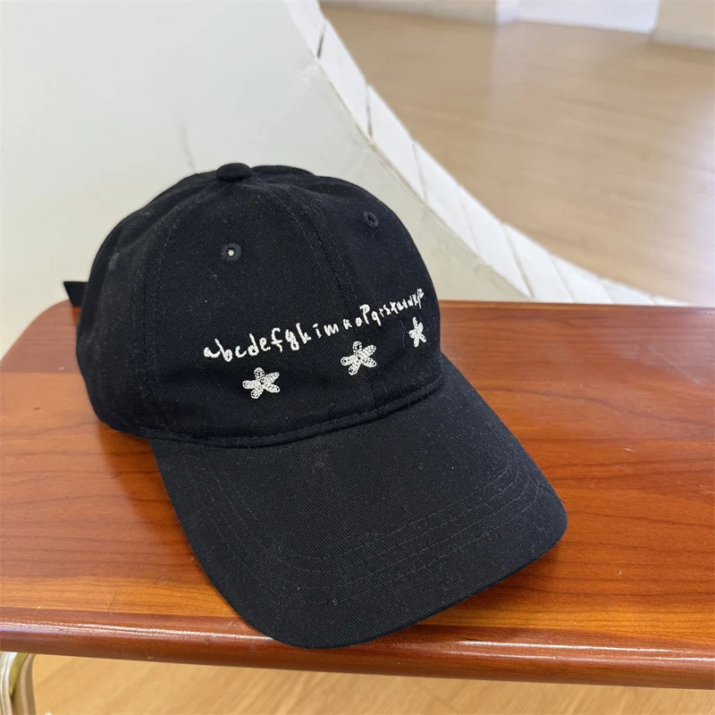 Damen Lässige Baumwoll-Baseballkappe mit Stickerei Skanto