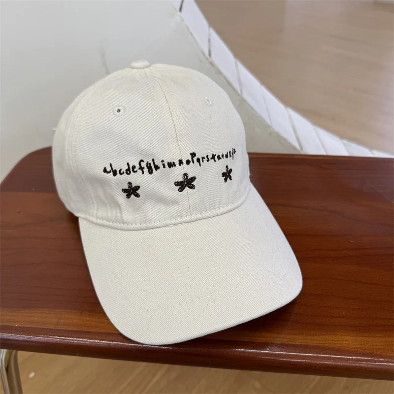 Damen Lässige Baumwoll-Baseballkappe mit Stickerei Skanto