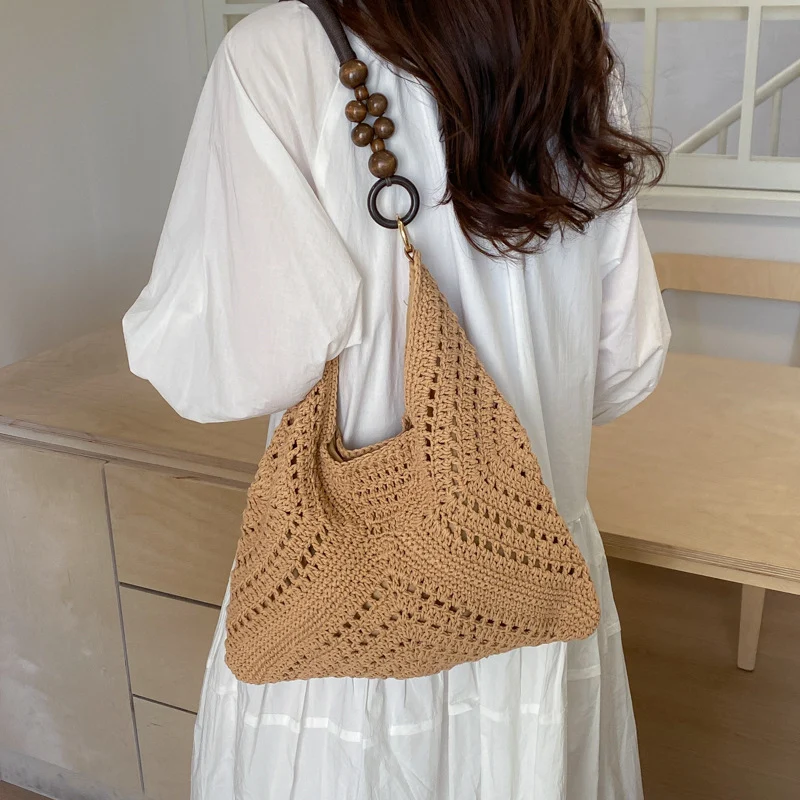 Handgemachte grob gestrickte Tasche Skanto