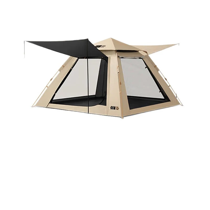 Multifunktionales Campingzelt mit Sonnenschutz-Vordach Skanto