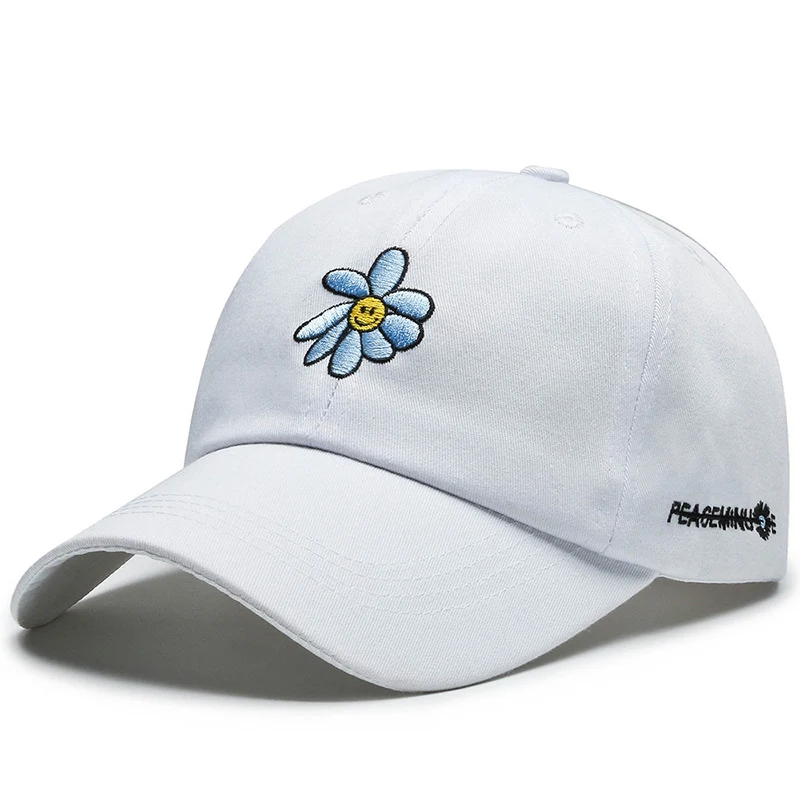 Damen Bestickte Blumen-Baseballkappe Skanto