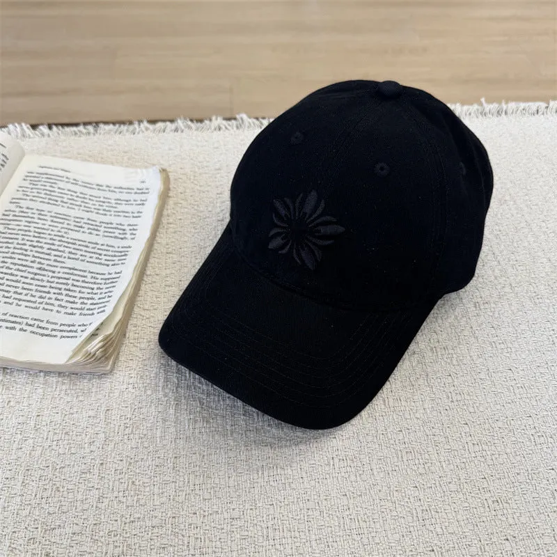 Damen Baseballkappe mit Blumenstickerei Skanto