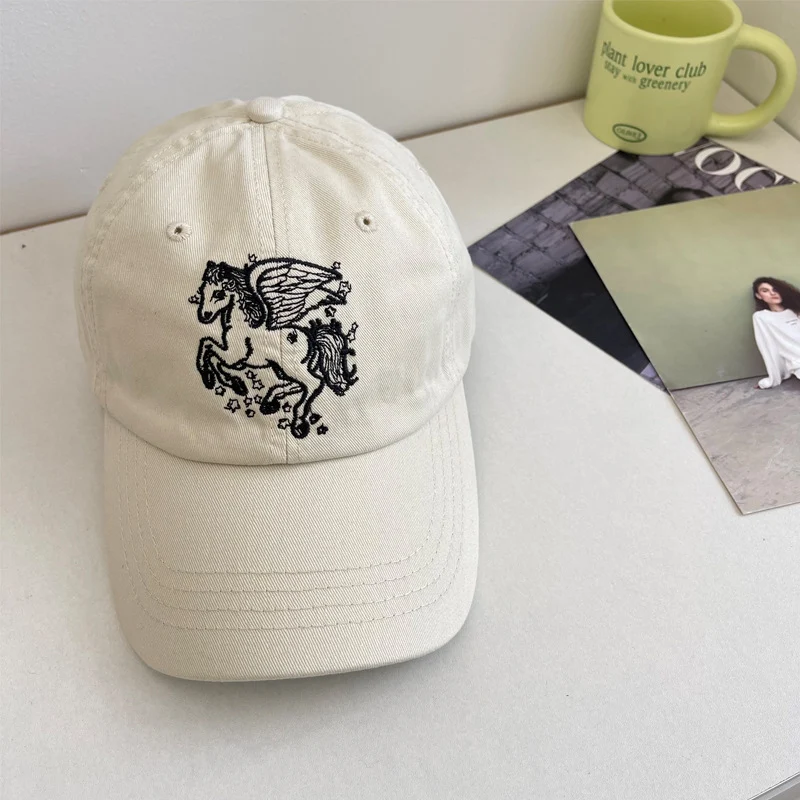 Bestickte Pegasus-Baseballkappe Skanto