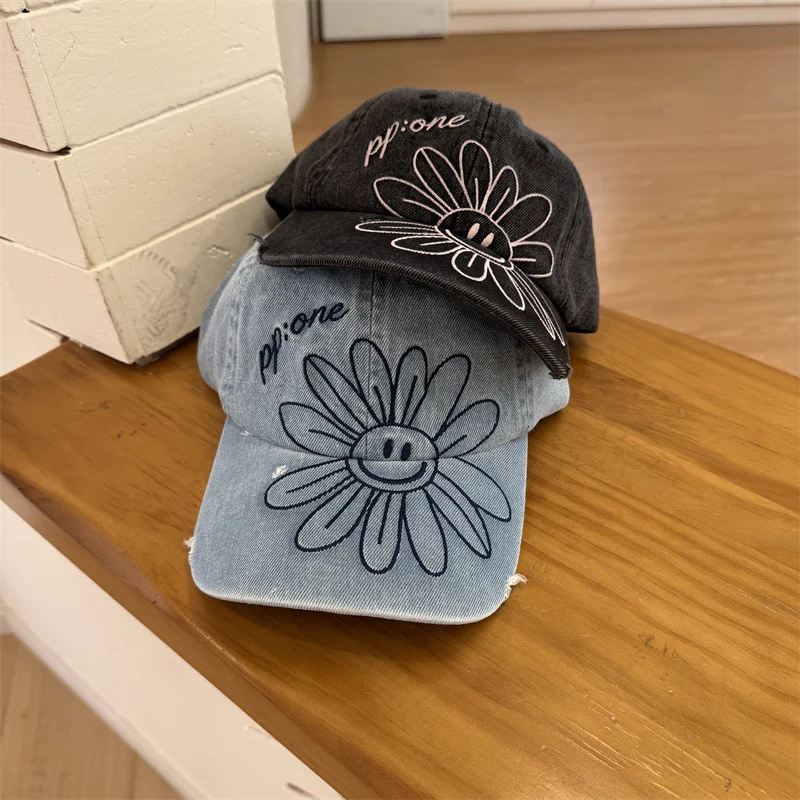 Unisex Grafik-Denim-Cap Skanto