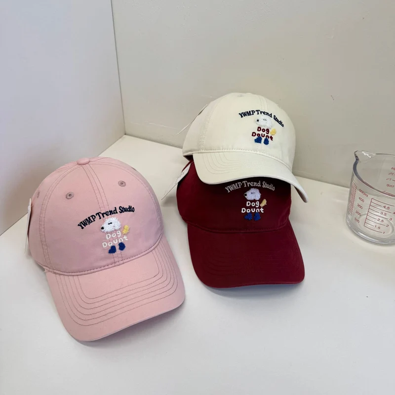 Unisex bestickte Baseball Caps mit Hundemotiv Skanto